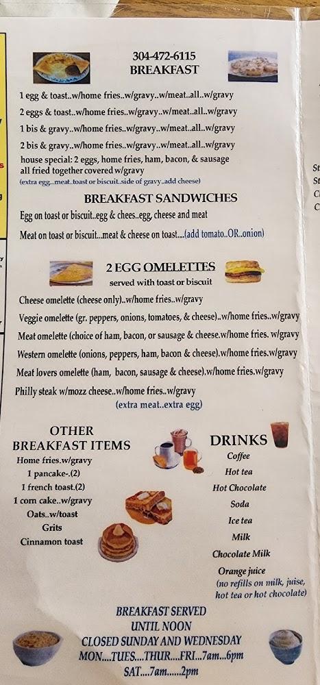 Kathy's Diner Menu image 2